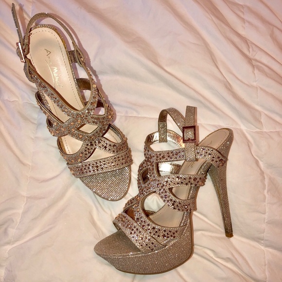 Anne Michelle Shoes - Anne Michelle Sparkly Heels Anne Michelle Shoes - Anne Michelle Sparkly Heels